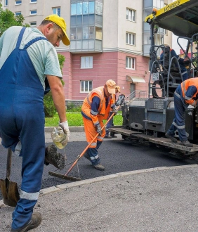 Укладка асфальта